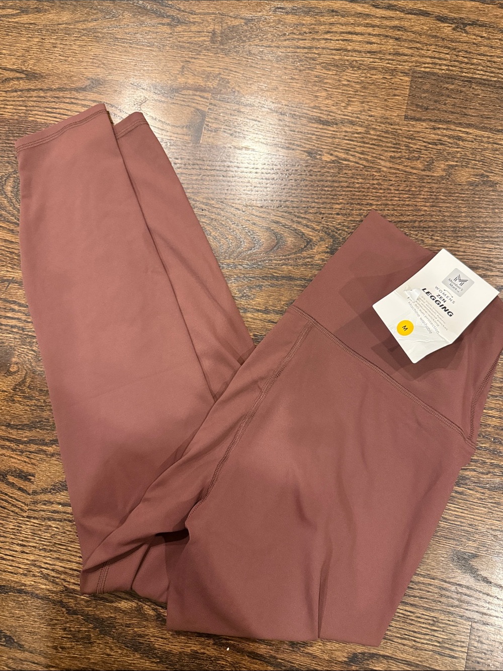 Women's medium zen Bottoms Mauve High-Waist Leggings